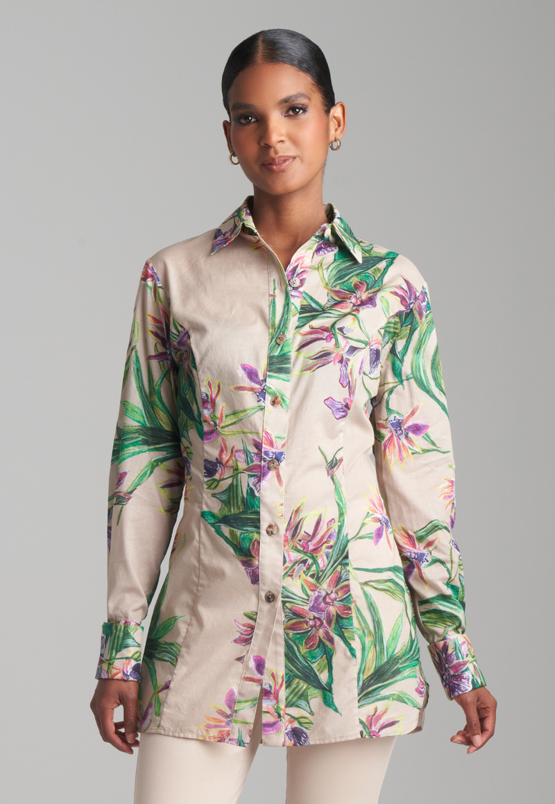 Annie Cotton Blouse in Regalia