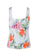 Caterina Stretch Knit Tank Top in Eden