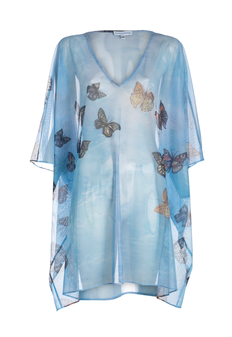 Kiki Mesh Kaftan in Papillon
