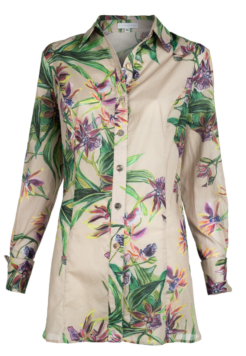 Annie Cotton Blouse in Regalia